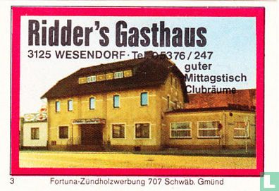 Ridder's Gasthaus