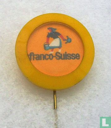 Franco - Suisse boerin [oranje - blauw - rose]