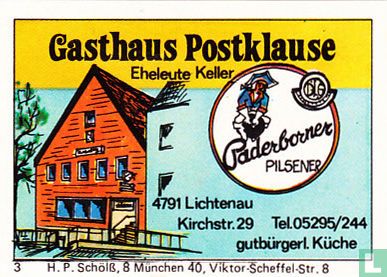 Gasthaus Postklause - Eheleute Keller