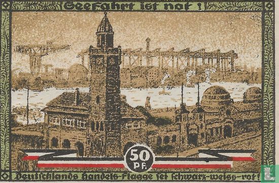 Hamburg, Kultur-und Sportwoche 50 Pfennig 1921 - Image 2
