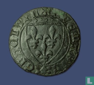 France  Fleur-Shield jeton  1400 - 1500 - Afbeelding 1