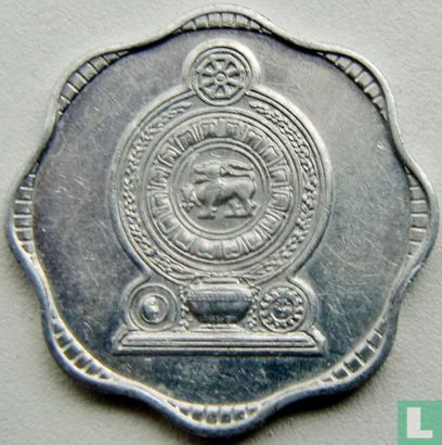 Sri Lanka 10 Cent 1988 - Bild 2