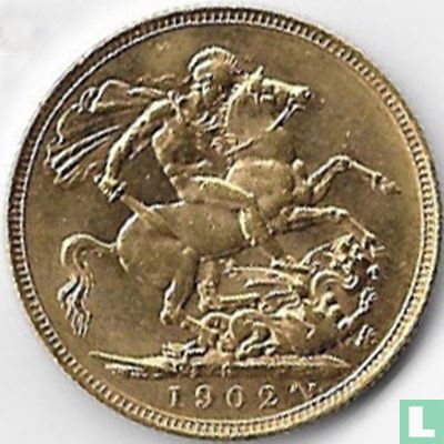 Australia 1 sovereign 1902 (P) - Image 1