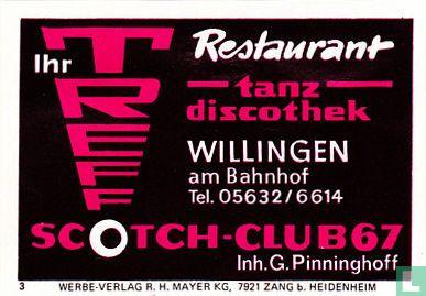 Ihr Treff - Scotch-Club67