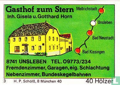 Gasthof zum Stern - Gisela u. Gotthard Horn