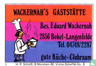 Wackernah's Gaststätte - Edouard Wackernah