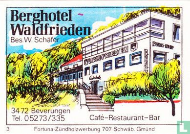 Berghotel Waldfrieden - W. Schäfer