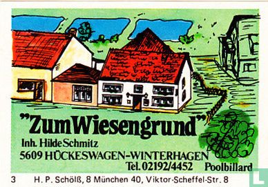 "Zum Wiesengrund" - Hilde Schmitz