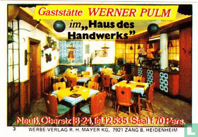 Gaststätte Werner Plum - "Haus des Handwerk"