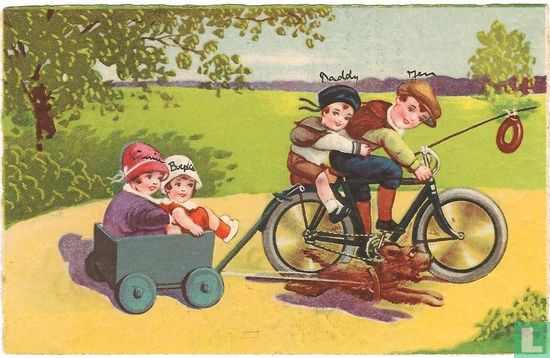 Kinderen op fiets (1934)