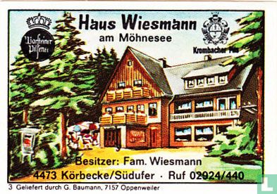 Haus Wiesmann am Möhnesee