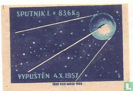 Sputnik 1 - 83,6 kg vypusten
