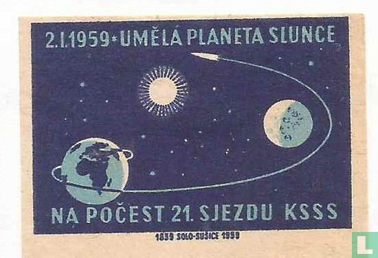2.I.1959 umela planeta Slunce na pocest