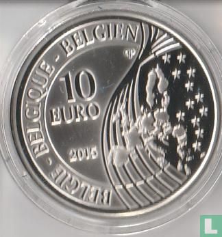 Belgium 10 euro 2015 (PROOF) "70 Years of Peace in Europe" - Image 1