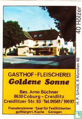 Goldene Sonne - Arno Büchner