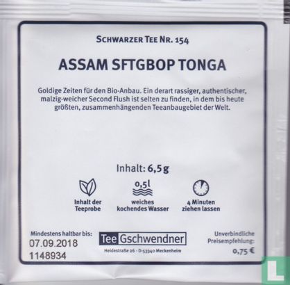 Assam SFTGBOP Tonga - Afbeelding 2