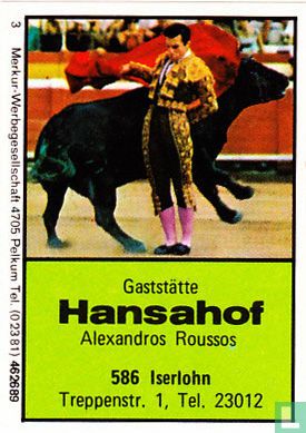 Gaststätte Hansahof - Alexandros Roussos