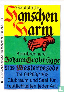 Hanschen Harm - Johann Grobrügge
