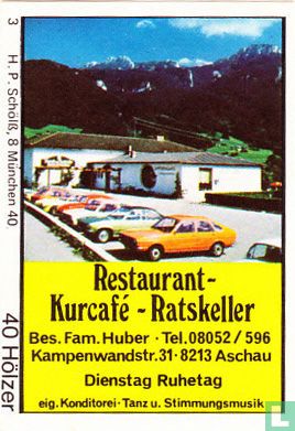 Restaurant-Kurcafé- Ratskeller - Fam. Huber