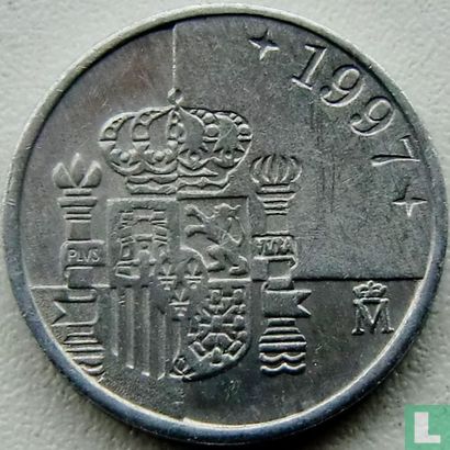 Spanje 1 peseta 1997 - Afbeelding 1