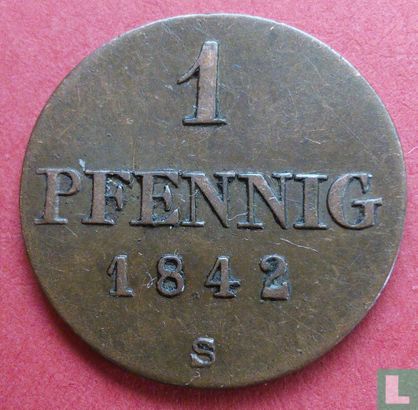 Hannover 1 pfennig 1842 (S) - Afbeelding 1