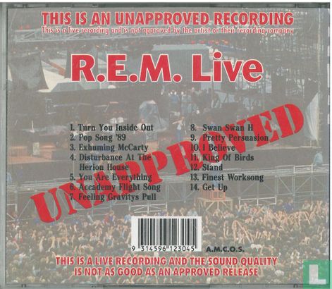 R.E.M. Live - Image 2