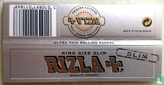 Rizla + King size Silver Slim ( Ultra Thin.)  - Afbeelding 1