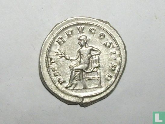 ROMAN EMPIRE - Gordian III (238-244 na Christus) - AR Antoninianus - Rome mint - VF +. - Afbeelding 2