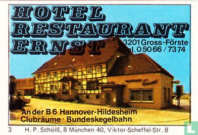 Hotel Restaurant Ernst