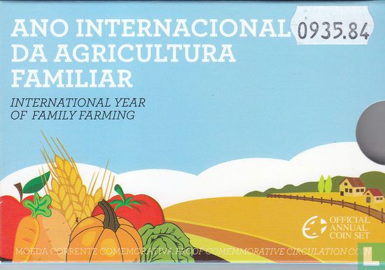 Portugal 2 euro 2014 (PROOF - folder) "International Year of Family Farming" - Image 1