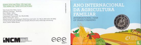 Portugal 2 euro 2014 (PROOF - folder) "International Year of Family Farming" - Image 2