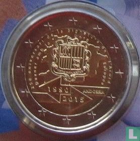 Andorra 2 Euro 2015 (Coincard - Govern d'Andorra) "25th anniversary of the Signature of the Customs Agreement with the European Union" - Bild 3