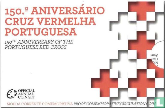 Portugal 2 euro 2015 (PROOF - folder) "150th Anniversary of Portuguese Red Cross" - Afbeelding 1
