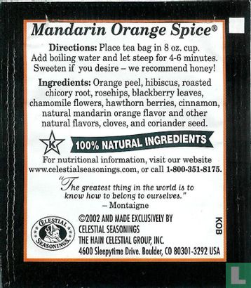 Mandarin Orange Spice [r]  - Image 2