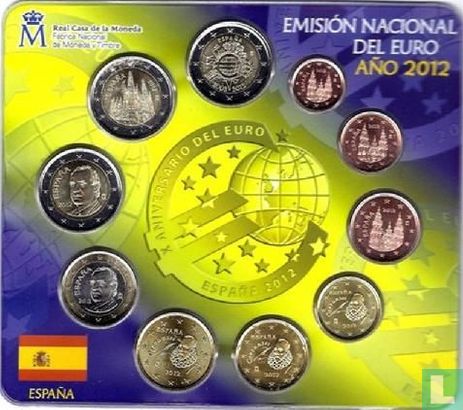 Spanien KMS 2012 "10 years of euro cash" - Bild 1