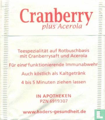 Cranberry plus Acerola - Bild 2