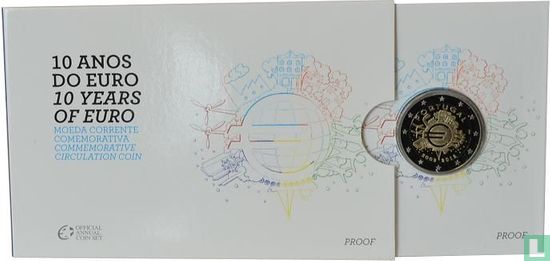 Portugal 2 euro 2012 (PROOF - folder) "10 years of euro cash" - Afbeelding 3