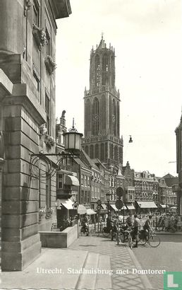 Utrecht, Stadhuisbrug met Domtoren