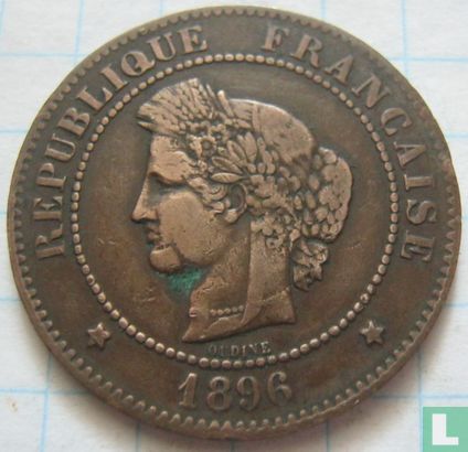 Frankrijk 5 centimes 1896 (fasces) - Afbeelding 1