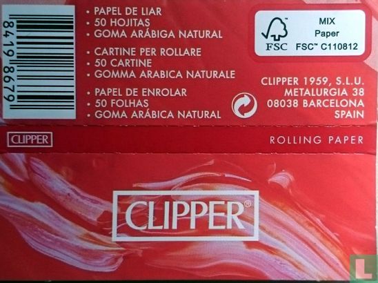 Clipper Standard Size Red  - Afbeelding 1