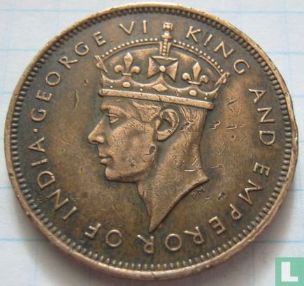Mauritius 5 cents 1945 - Image 2