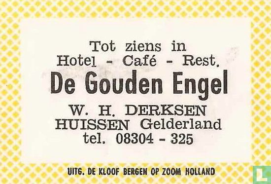 Hotel Café Restaurant De Gouden Engel 