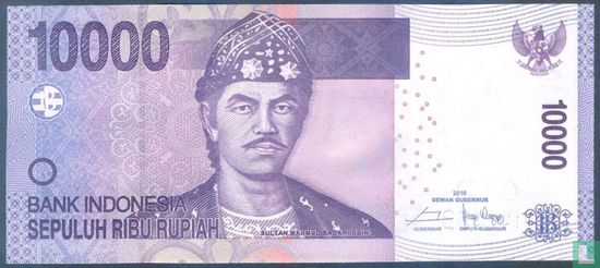 Indonésie 10.000 Rupiah 2016 (P150g1) - Image 1