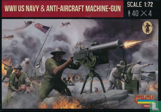 WWII US Navy & Anti-aircraft mitrailleuse - Image 1