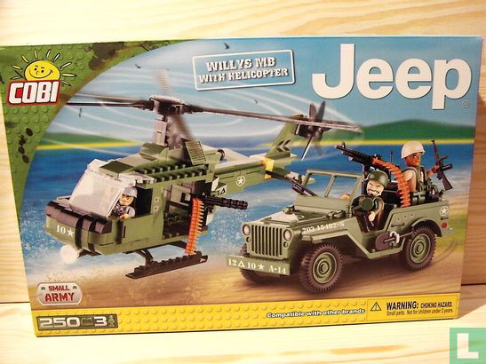 COBI 24254 Jeep & Helicopter 