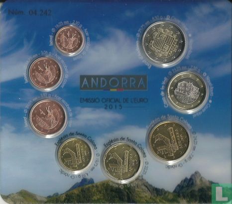 Andorra mint set 2015 "Govern d'Andorra" - Image 2