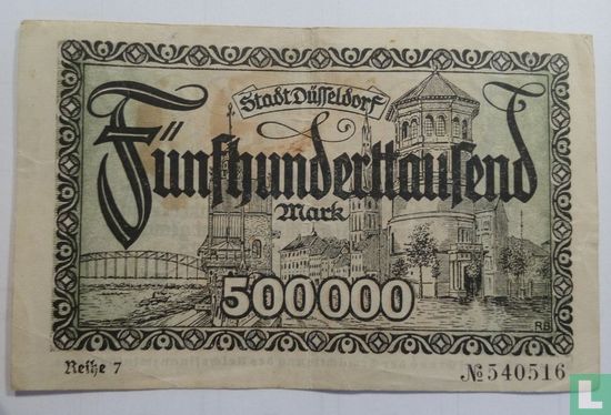 Dusseldorf 500.000 Mark 1923 (R7) - Image 2