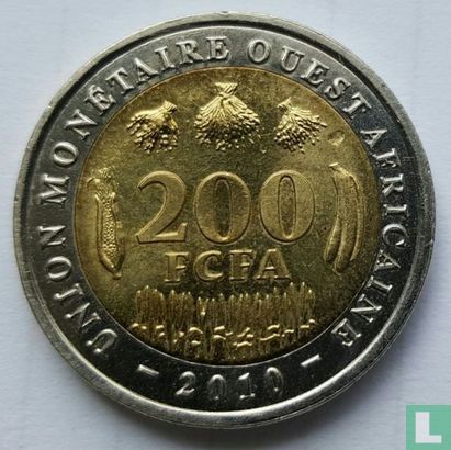 West-Afrikaanse Staten 200 francs 2010 - Afbeelding 1