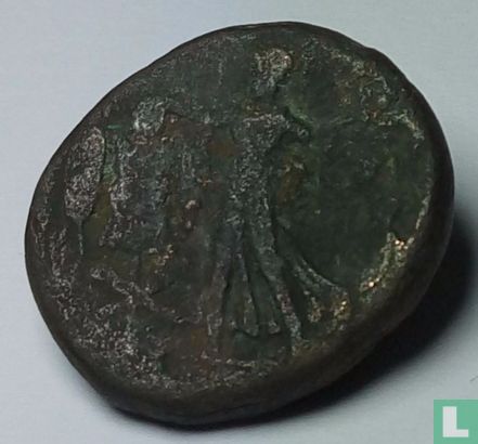 Roman Empire  AE24  (Judea Capta, Caesarea-Domitian)  81-96 - Image 1