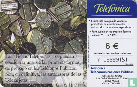 Teléfono de "Fichas" 1964-1975 - Afbeelding 2